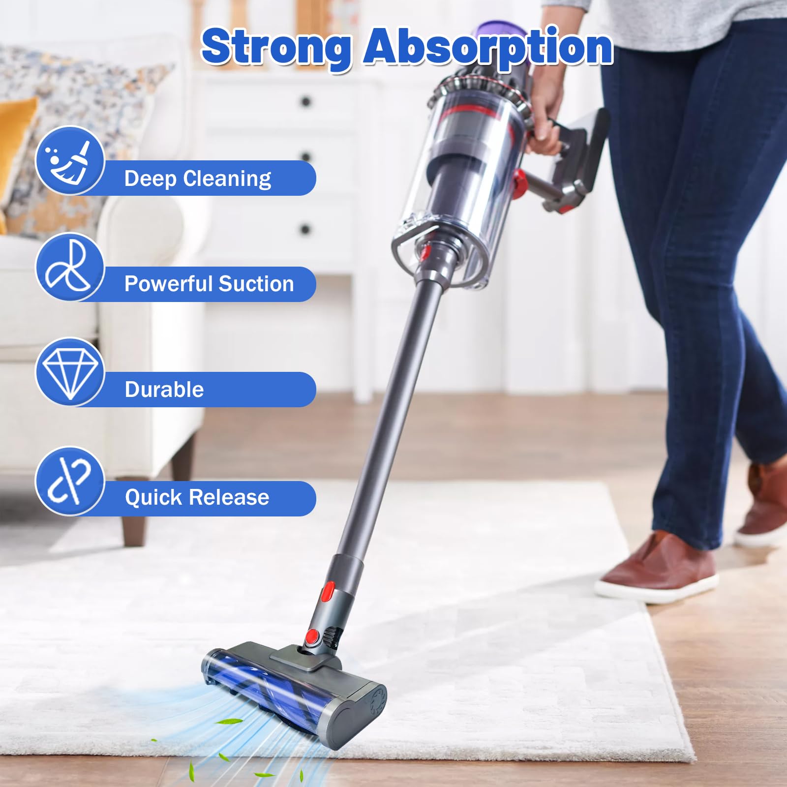 Amazon.co.jp: Dyson V7 V8 V10 V11 V15コードレス用掃除機ヘッド