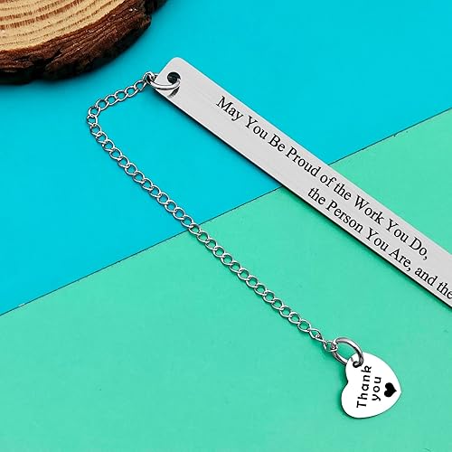 Miniatura 5 de Marcapáginas de regalo de agradecimiento para compañeros de trabajo para mujeres y hombres, colega, líder, empleado, regalos de agradecimiento,