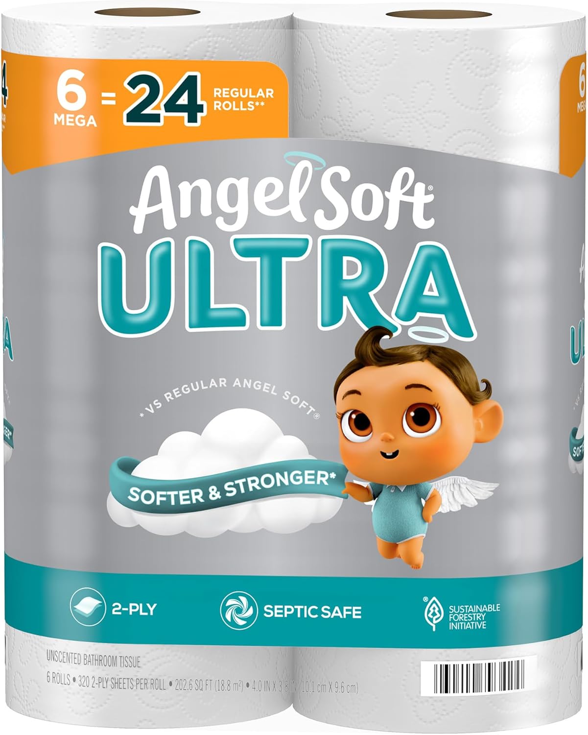 Angel Soft Toilet Paper (24 Mega Rolls) Angel Soft Toilet Paper (24 Mega Rolls)