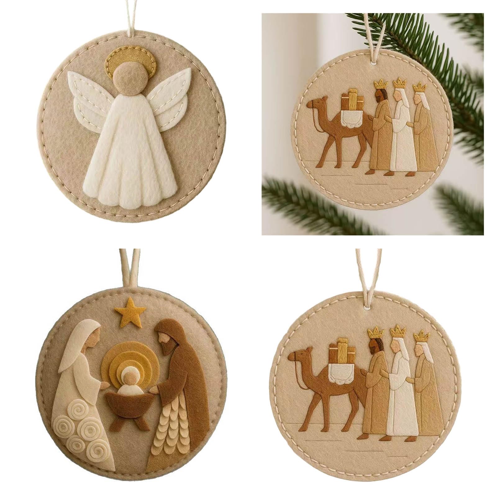 Amazon.co.jp: SunnyLark テーマ刺繍クラフトセット キリスト降誕