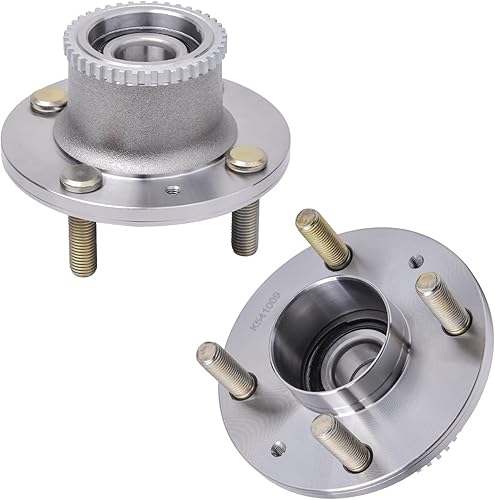 Miniatura 3 de Detroit Axle - Kit de 4 rodamientos y bujes de rueda para Chevrolet Aveo Aveo5 Pontiac G3 Wave Suzuki Swift+, 2 rodamientos de rueda delantera, 2