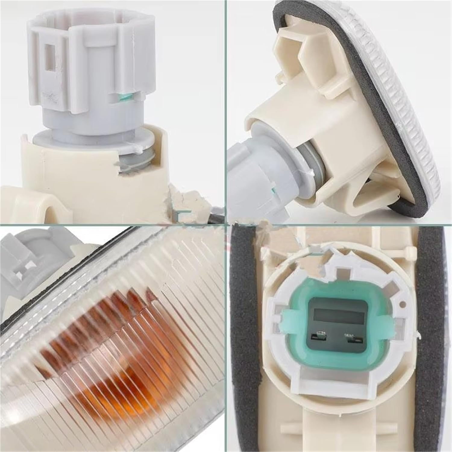 Car Indicator for Isuzu for D-MAX for 2DR for 4DR UTE for Cab Chassis 10/2008-05/2012 Amber 3W Car Turn Signal Light RA 2006 2007 2008 Vehicle Turn Light(1pc Yellow Shell)