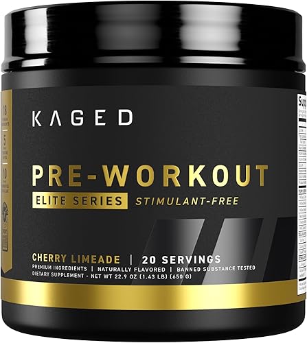 Kaged Polvo de preentrenamiento para preentrenamiento, sin estimulación, para hombres y mujeres, potencia, resistencia, enfoque, bombas