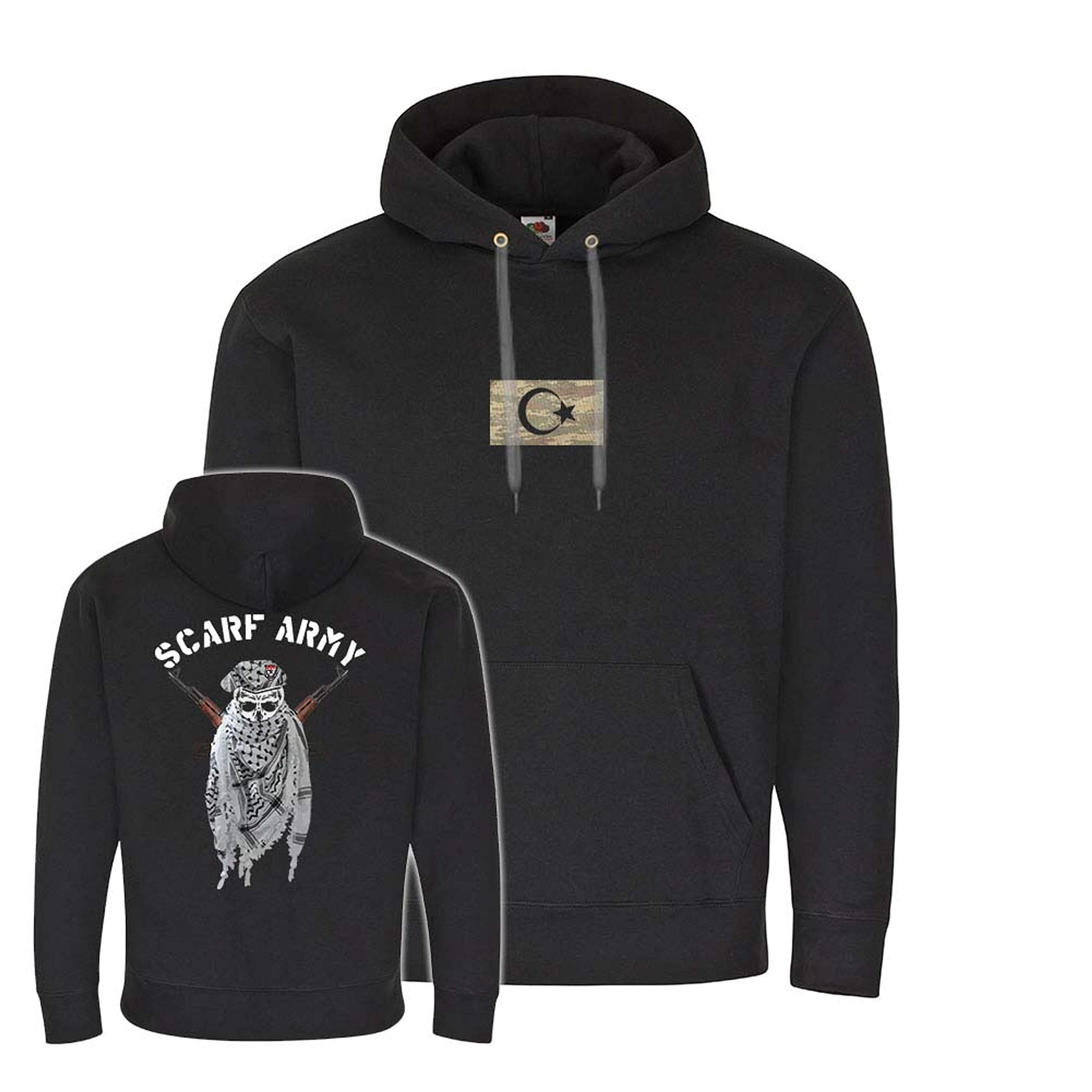 Sweat Jandarma Copytec Army noir de qualité supérieure avec capuche ajustable - 3