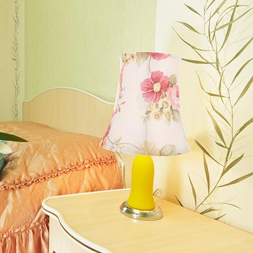 Miniatura 5 de Lámpara de mesa, pantalla de tela, pantalla de lámpara colgante, pantalla de barril de tela, clip en la cubierta de la lámpara, lámpara de araña de