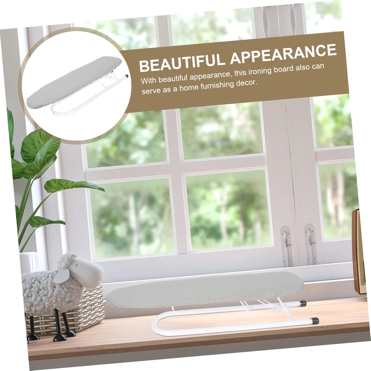 Ironing Board Compact Foldable Tabletop Ironing Tool for Home Use Sturdy Design with Thickened Support for Enhanced Stability Simple Style for Efficient Ironing