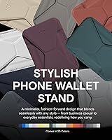 Vista 7 de MOFT Soporte Magnético para Cartera Compatible con iPhone 17/16/15/14/13/12 Series, Ajuste de Ángulo y Compatible con Magsafe Soporte de Teléfono