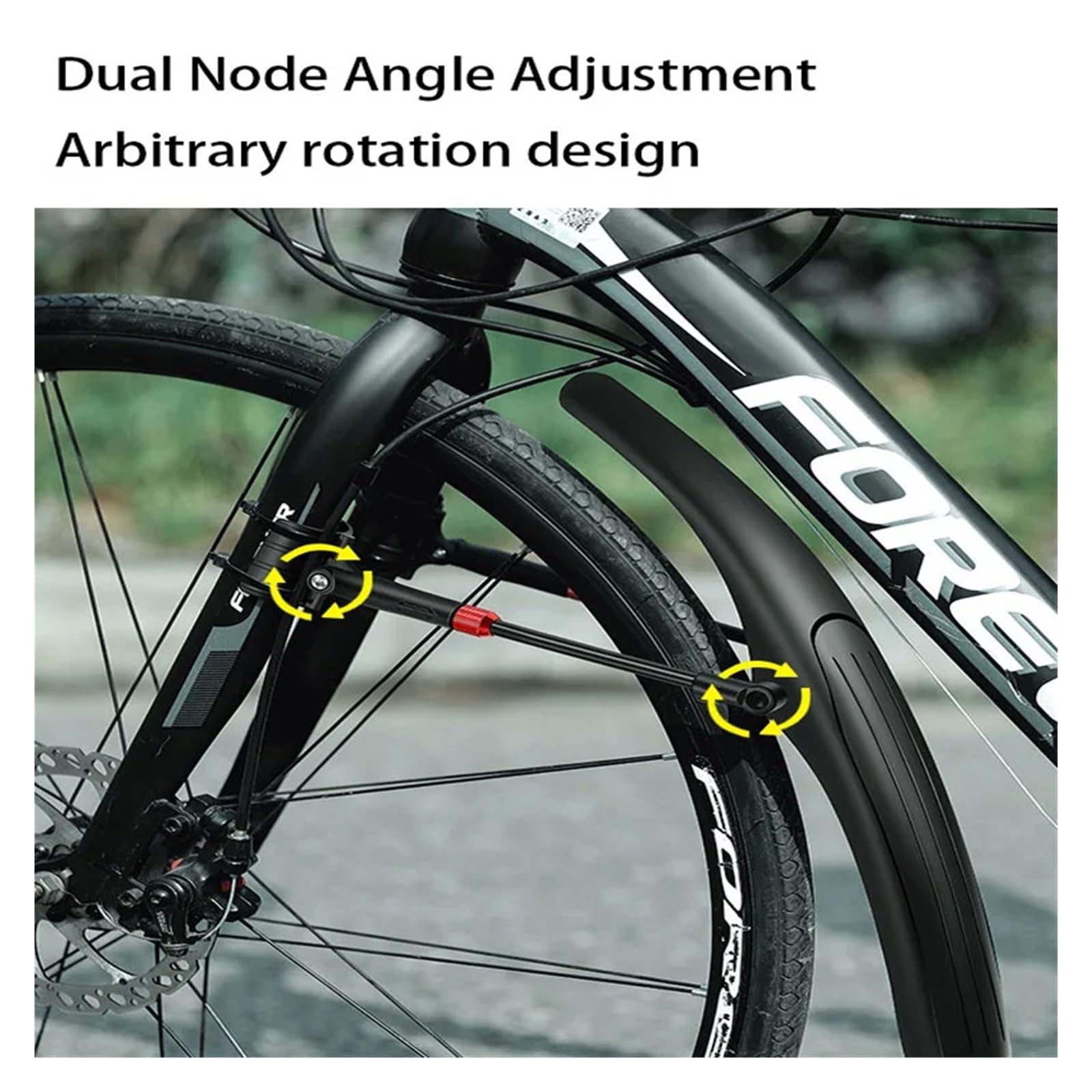 Fahrradkotflügel Vorne/Hinten Reifen Fahrradkotflügel Einfache Installation Fahrradkotflügel Schlamm Wasserschutz Fahrradteile Zubehör