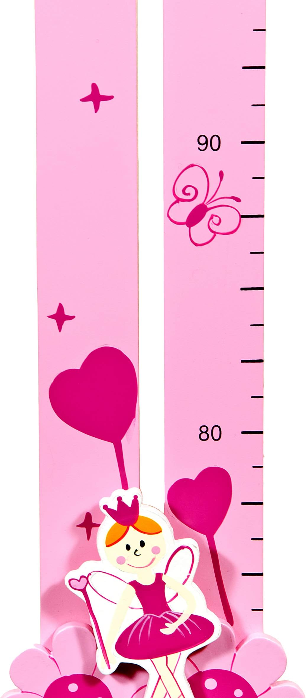Mousehouse Gifts Princess Height Growth Chart for Kids Baby Girls Nursery or Bedroom