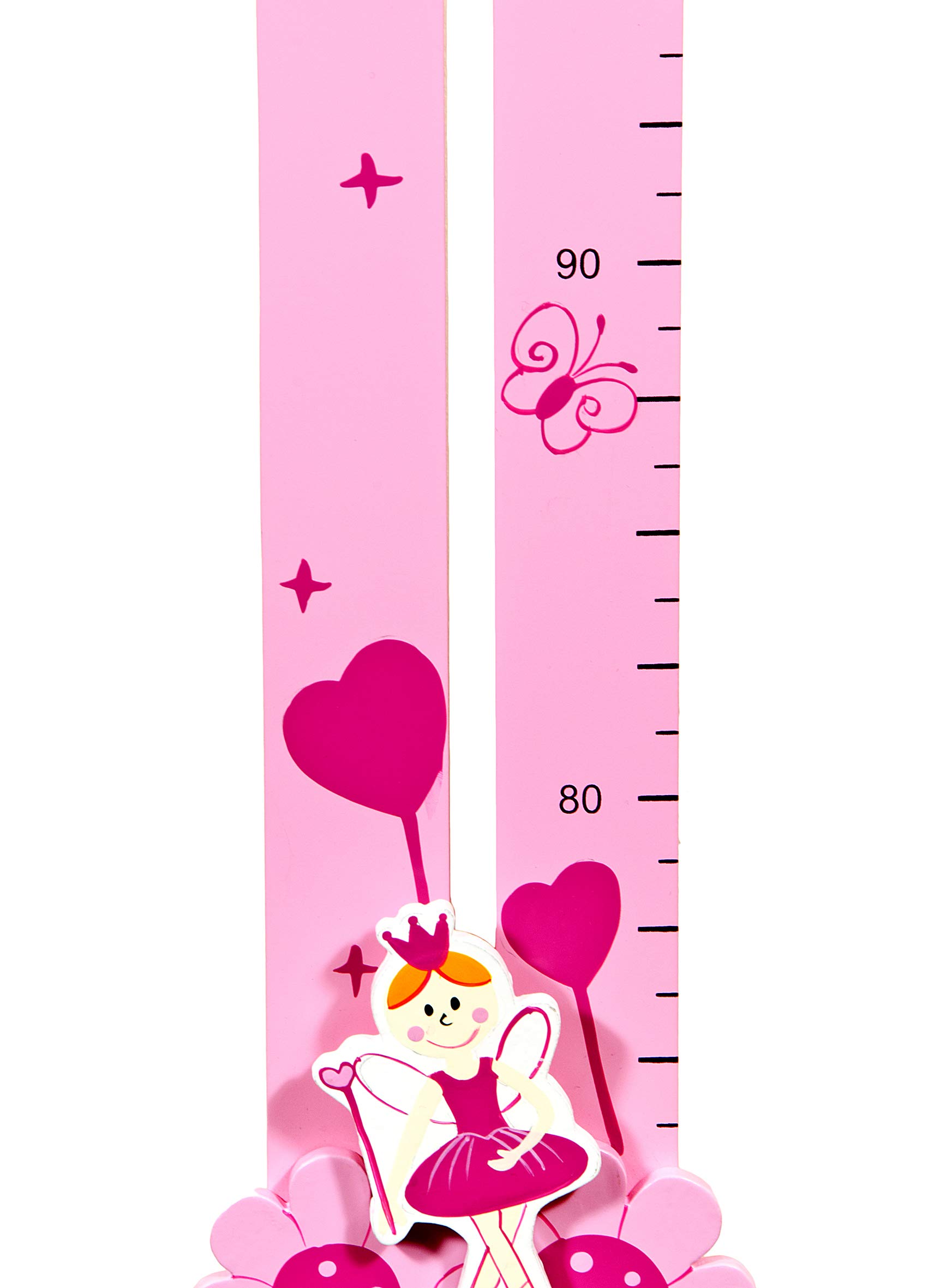 Mousehouse Gifts Princess Height Growth Chart for Kids Baby Girls Nursery or Bedroom