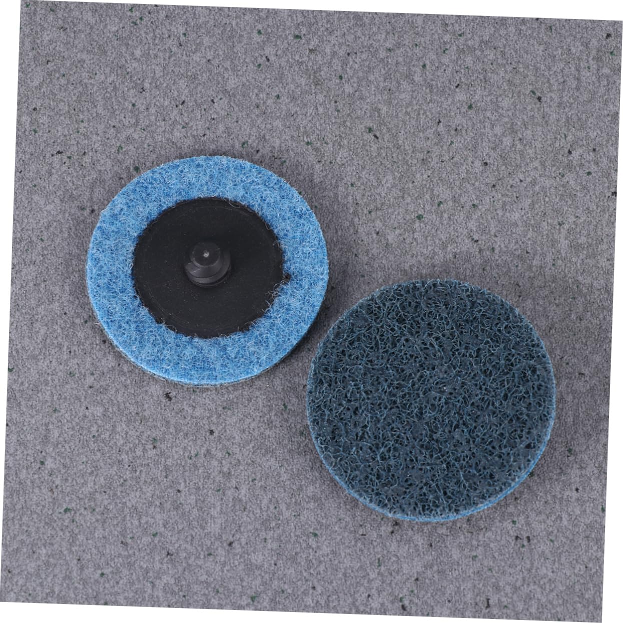 CALLARON 50piezas Disco De Pulido De Nylon De Paquete De Almohadilla De Lana y Base De Soporte Para Superficies Metálicas Plásticas
