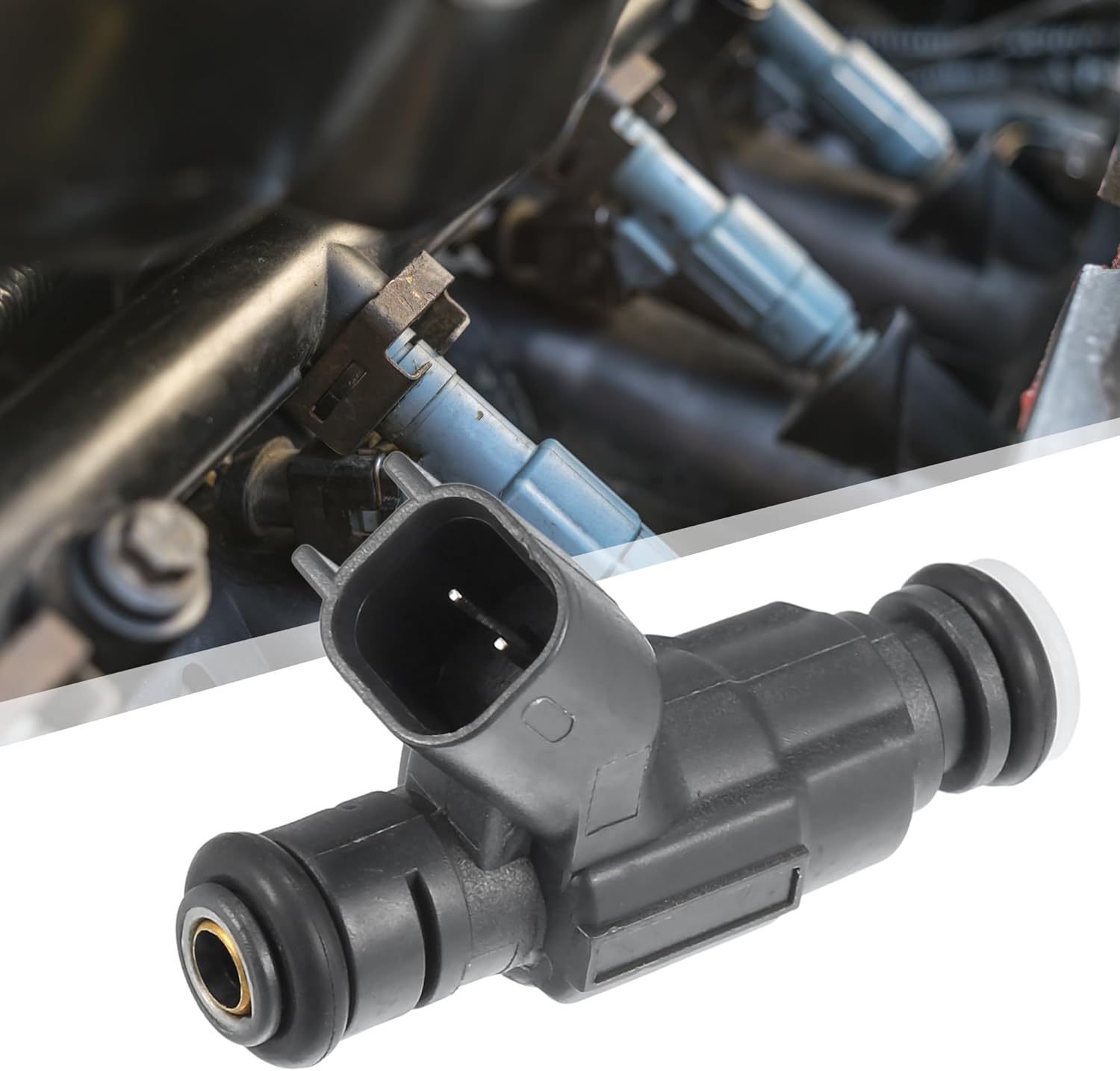 uxcell 6pcs Flow Matched Fuel Injector Replacement 4 Holes Disc for Lincoln LS 4door Sedan 3.0L 2000-2003
