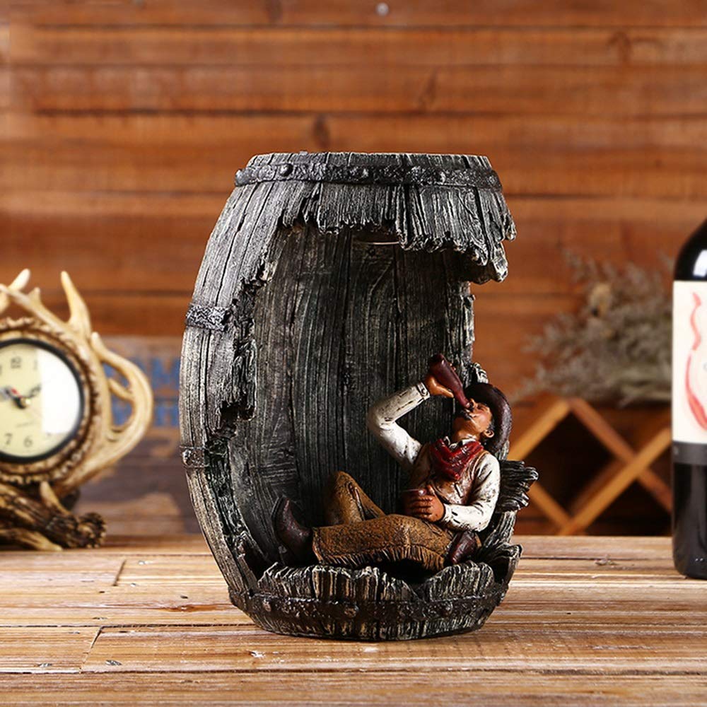 ビール(ワイン風)木製樽 置物 インテリア小物 ⭐️【本物志向】 ビール