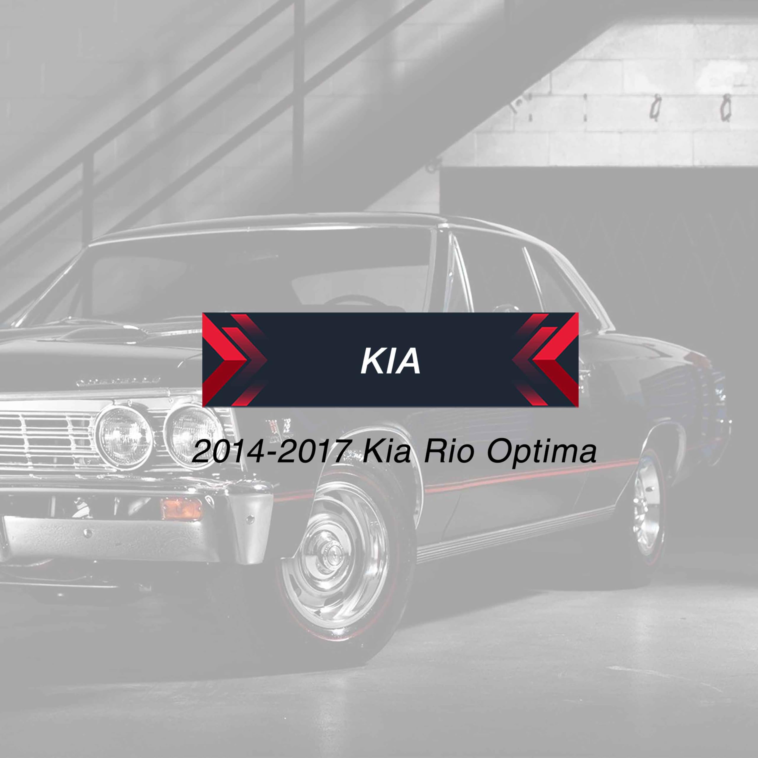 2 telecomandi di ricambio per chiave elettronica Smart a 4 pulsanti per Kia Rio Optima 2014-2017 (SY5XMFNA04, 95440-2T510)