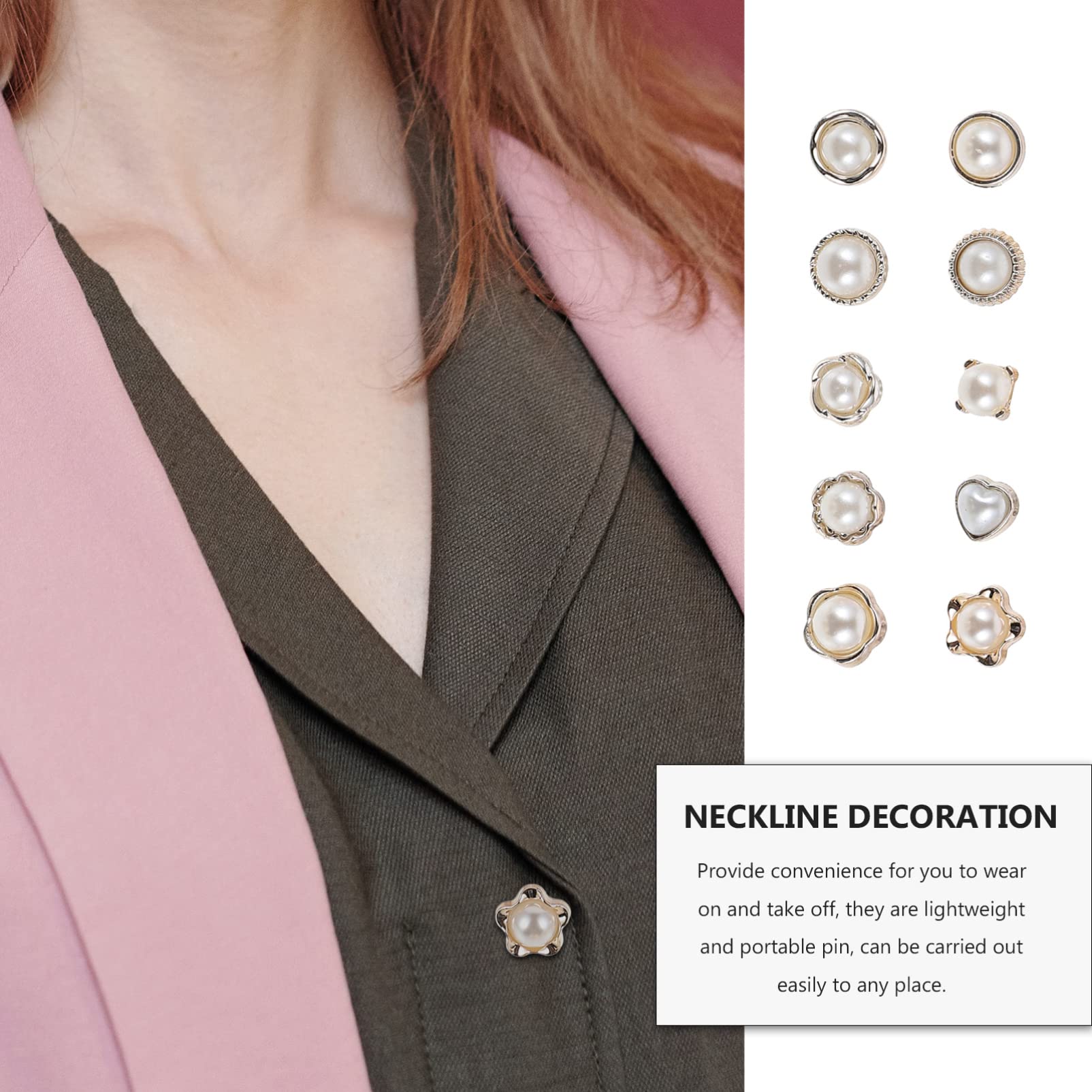 Botones, botones redondos, botones de color, botones de broche, botones de costura, 100 botones de costura de perlas, botones de perlas surtidas, botones de perlas blancas de resina con accesorios de