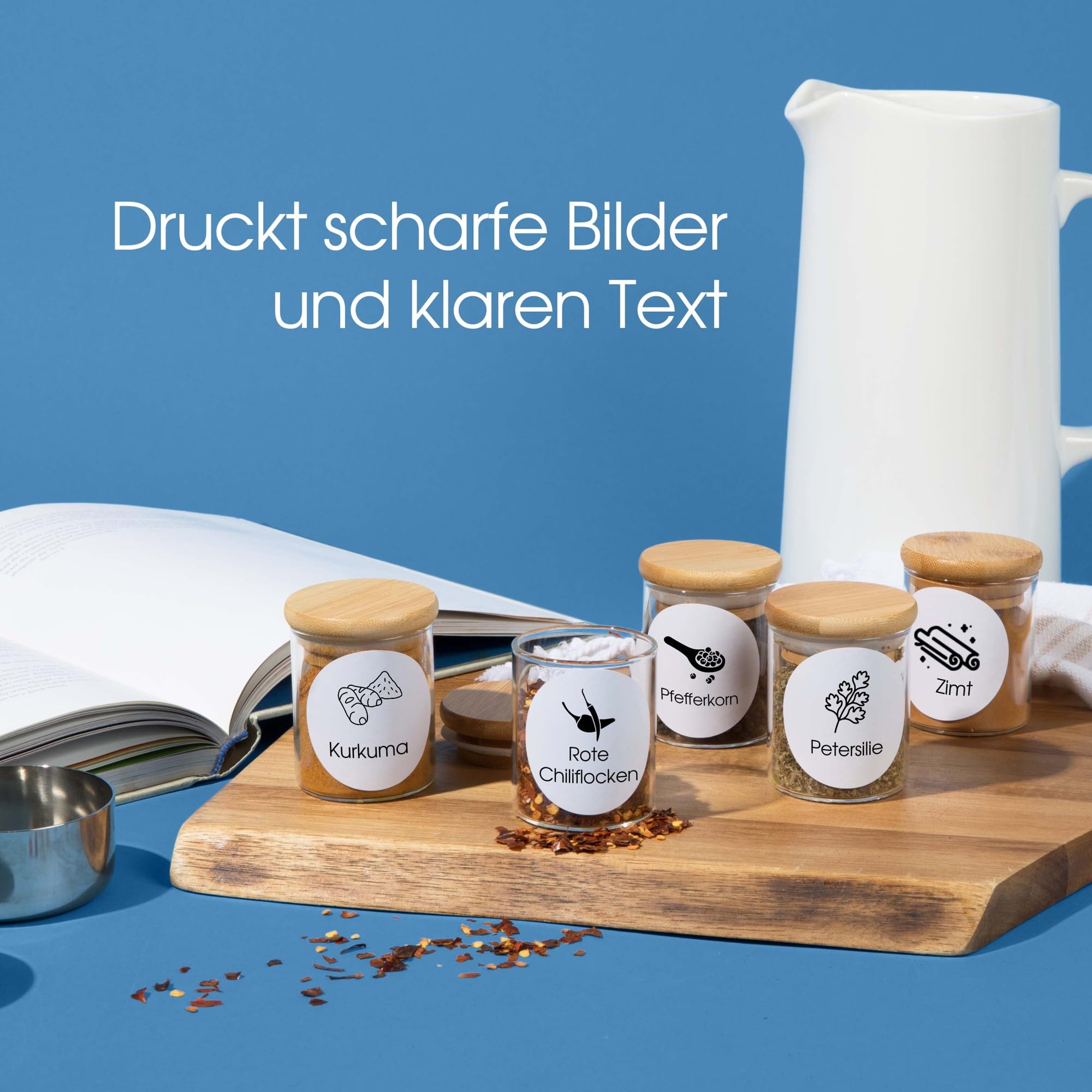 Spartan Industrial – Thermoetiketten 51 x 25 mm – 10 Rollen à 1.300 Etiketten – Perforierte Barcode- und Adressetiketten auf Rolle – Kompatibel mit Rollo und Zebra Desktop-Etikettendruckern