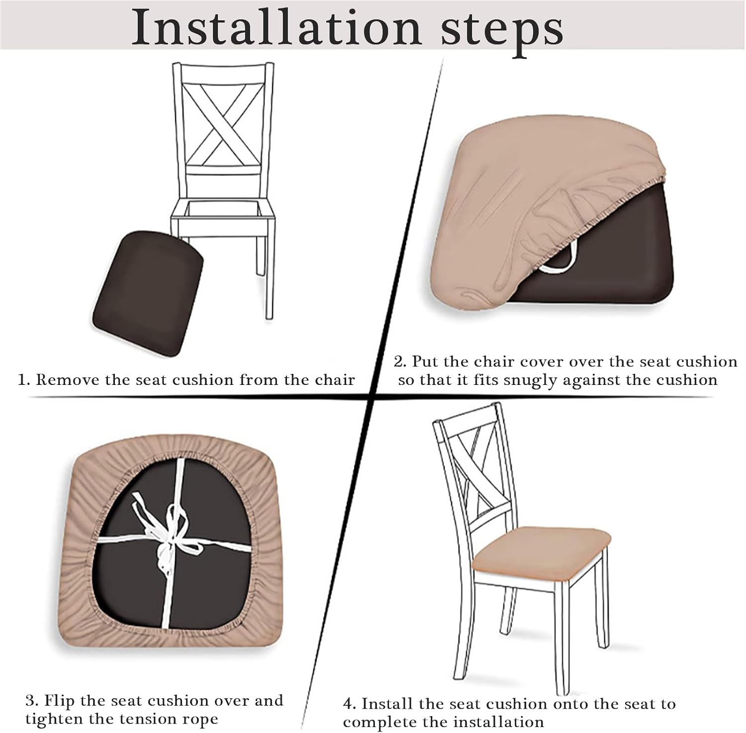 Elastic Home Stool Seat Sleeve Perfectly Chair Slipcover for Enhancing Aesthetic Appeal Easy to