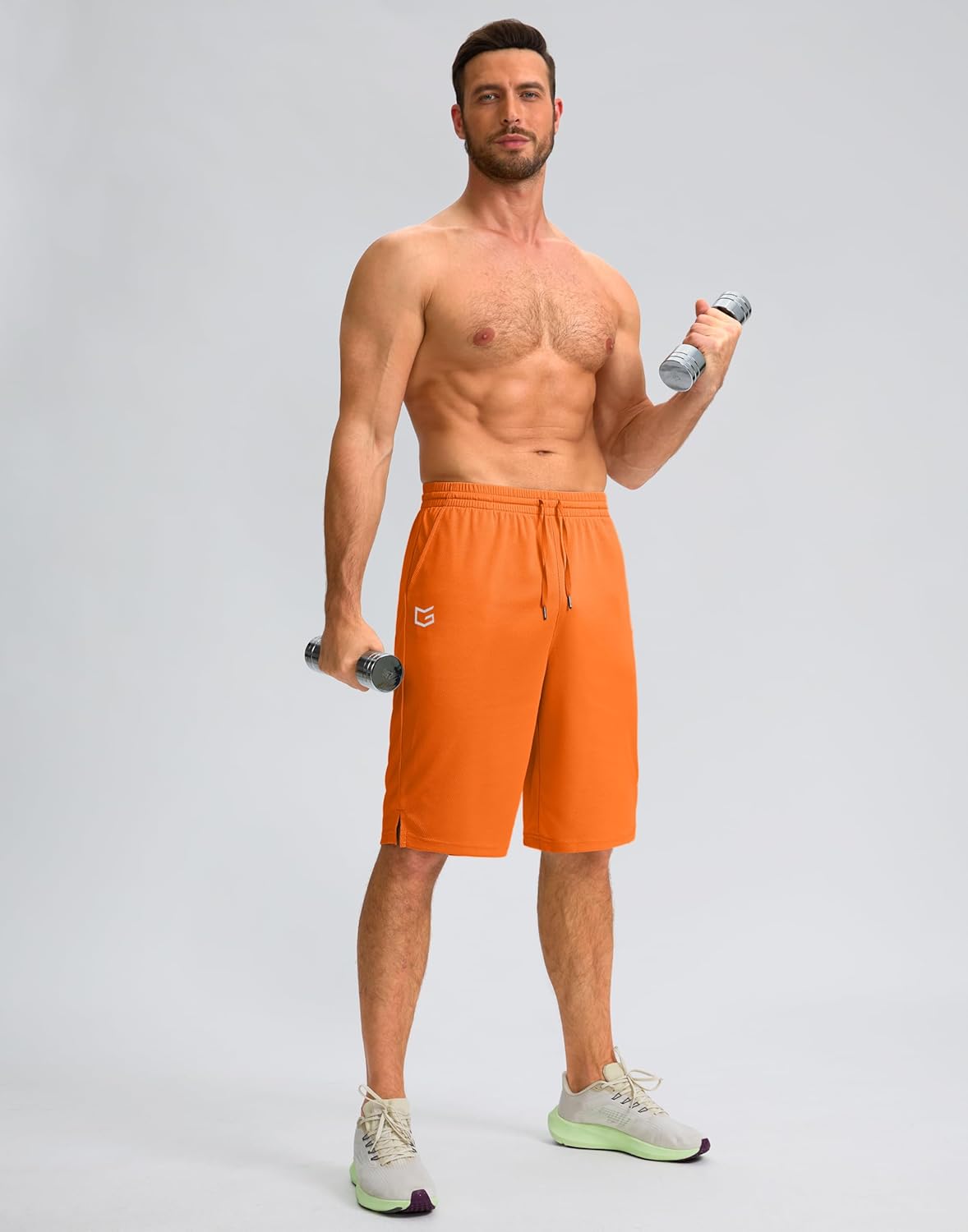 G Gradual Men's Athletic Shorts with Pockets 11" Long Basketball Shorts Lightweight Quick Dry Gym Workout Shorts for Men - Image 6