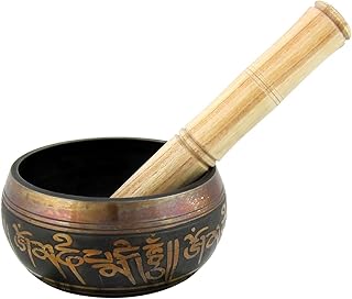 Devyom Buddhist Decorative Singing Bowl for Meditation and Spirituality Music Vibration Tibetan Gong Bowl 10.2 CM