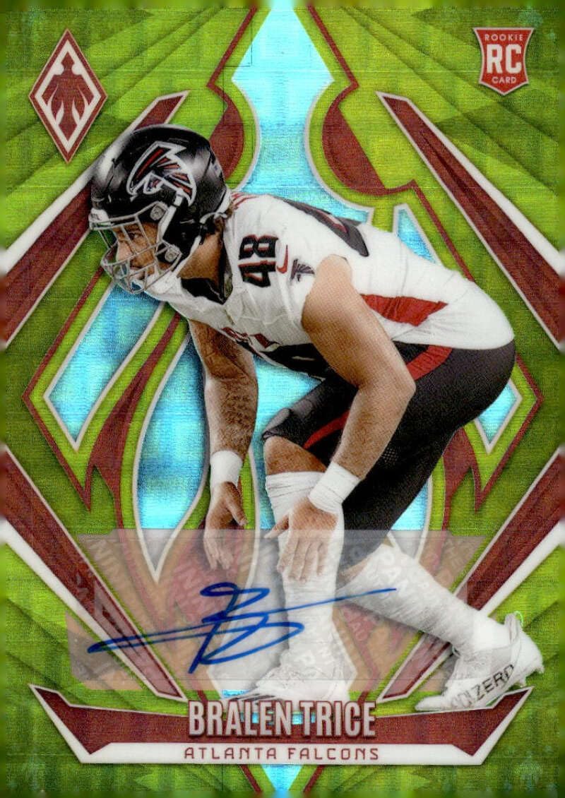 BRALEN TRICE RC AUTO 2024 Panini Phoenix Collection /10 Gold Pandora Autographs #162 ROOKIE Falcons NM-MT Football