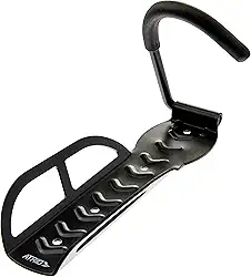 Suporte de Parede Atrio para Bicicleta até 20Kg com Gancho Acolchoado Material em Aço e Borracha Preto - BI054