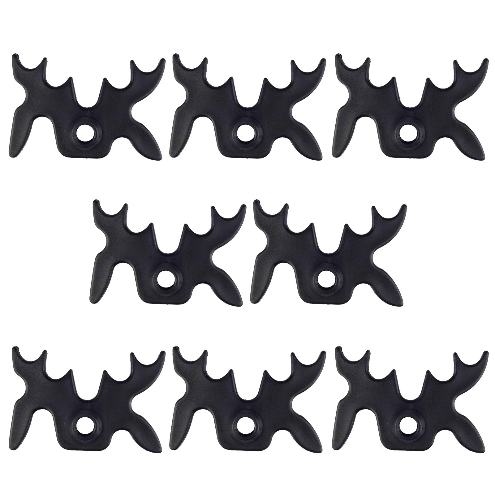 Sponsored Ad - 8 Pack Plastic Moosehead Pool Billiard Cue Bridge Head