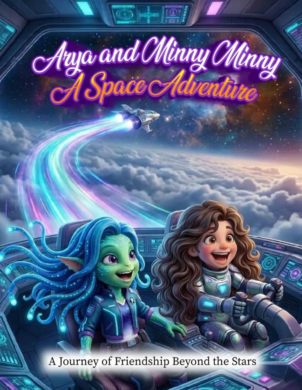 Arya and Minny Minny : A Space Adventure: A Journey of Friendship Beyond the Stars