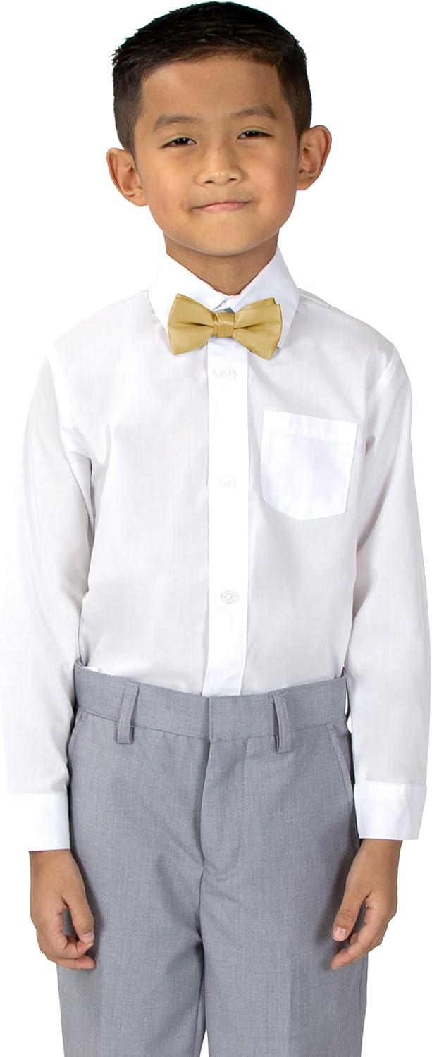 Spring Notion Boys' Pre-Tied Banded Satin Bow Tie - Image 2