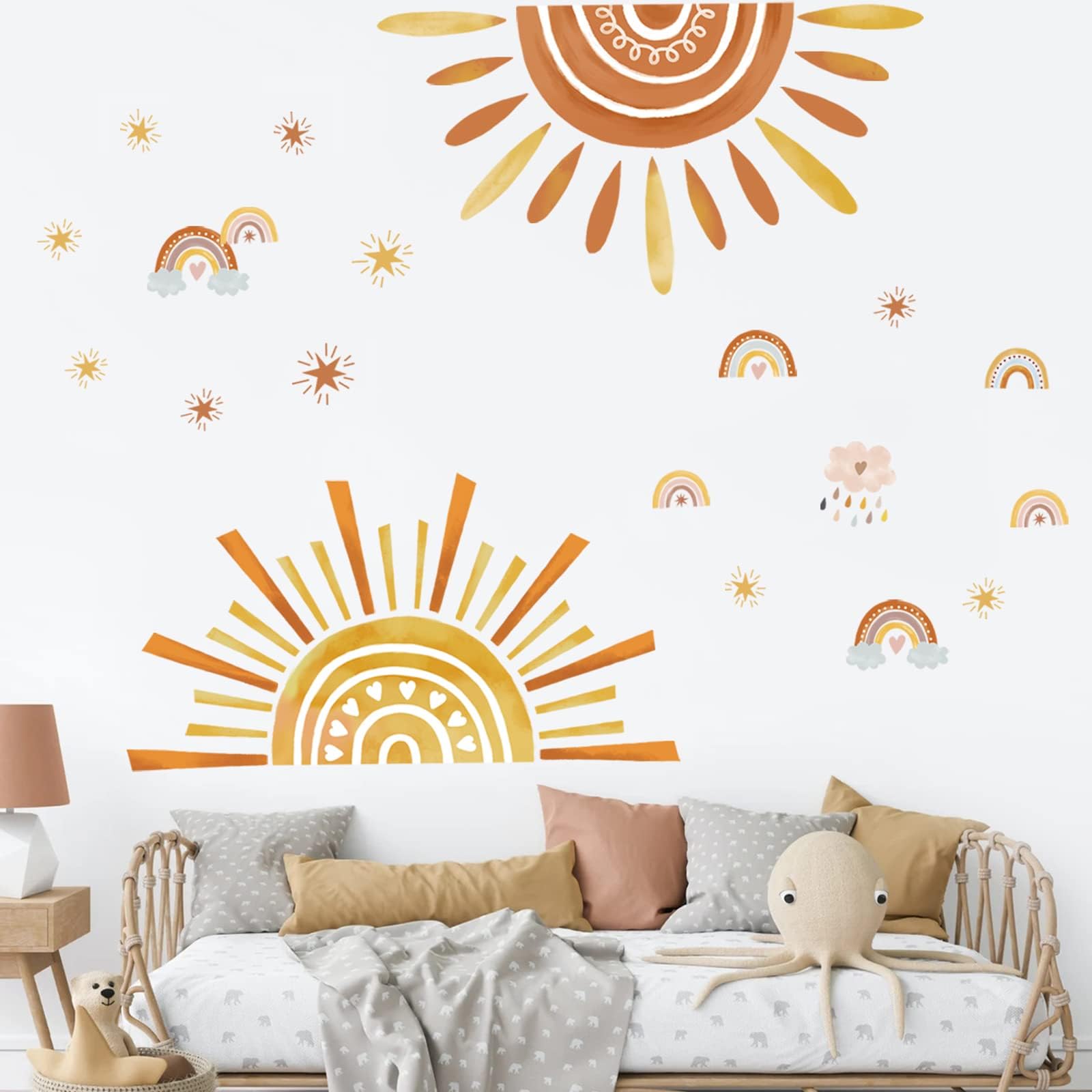 Boho Sun Wall Stickers