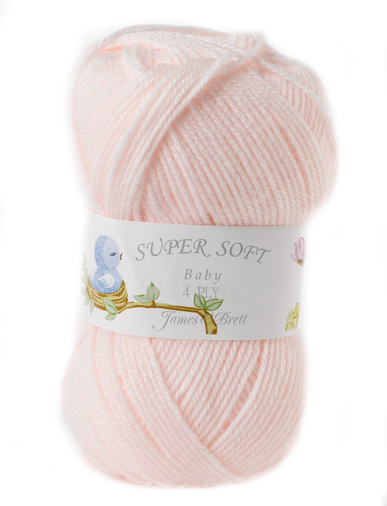 Baby 4 Ply Super Soft Knitting Yarn James Brett 100g Craft Yarn (Apricot - BY8)