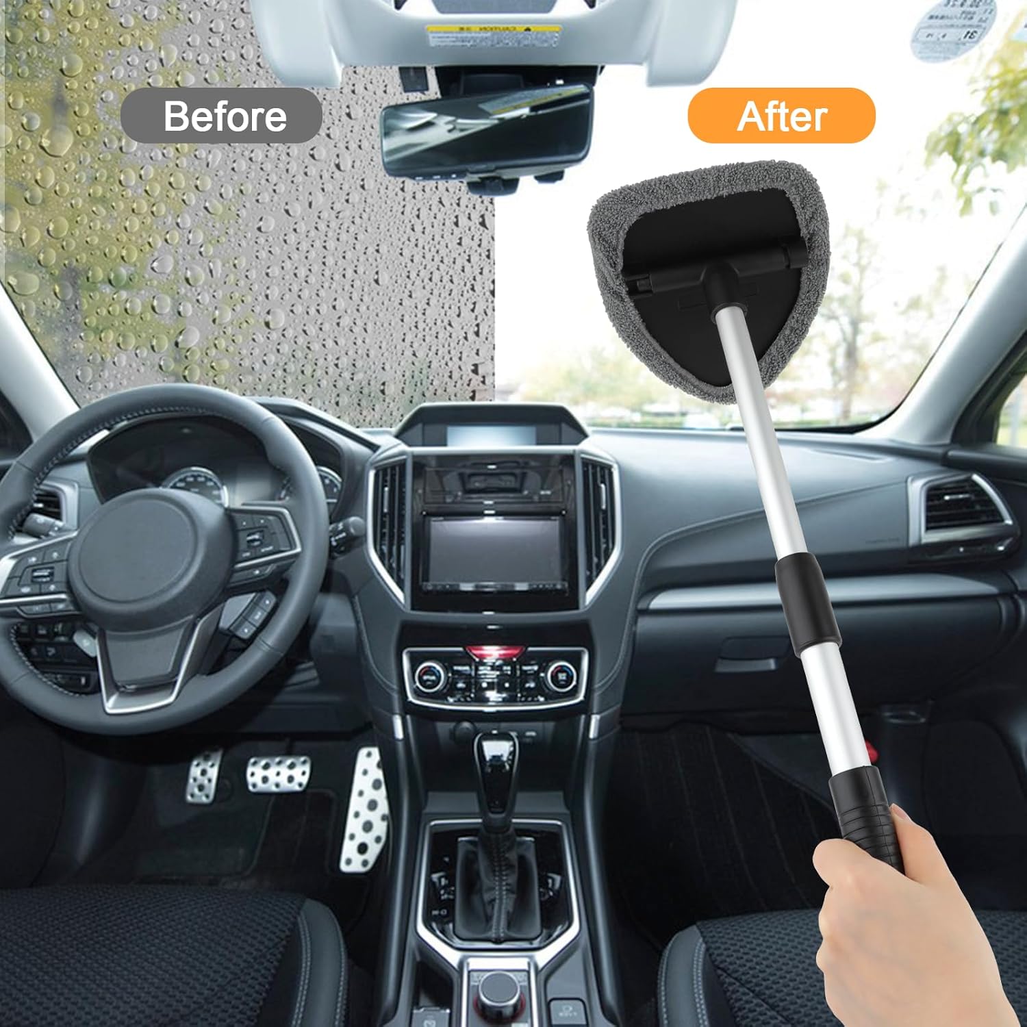 Windshield Cleaner Tool, Car Interior Window Cleaning Tool, Car Wash kit