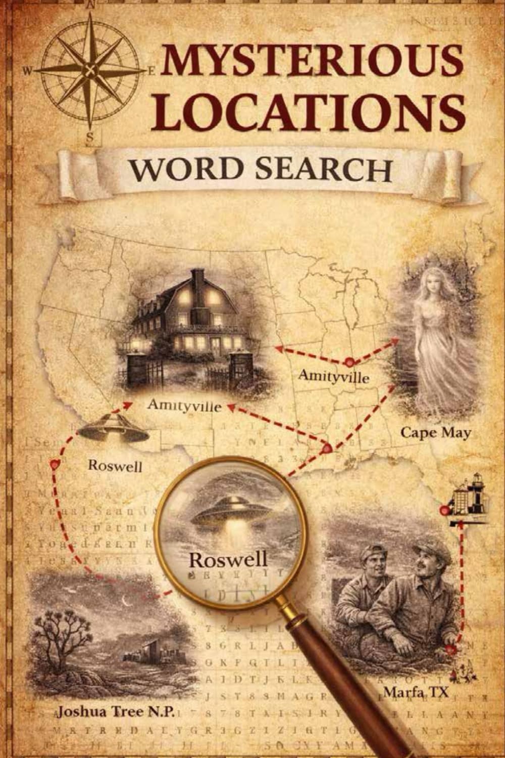 Mysterious Locations Word Search