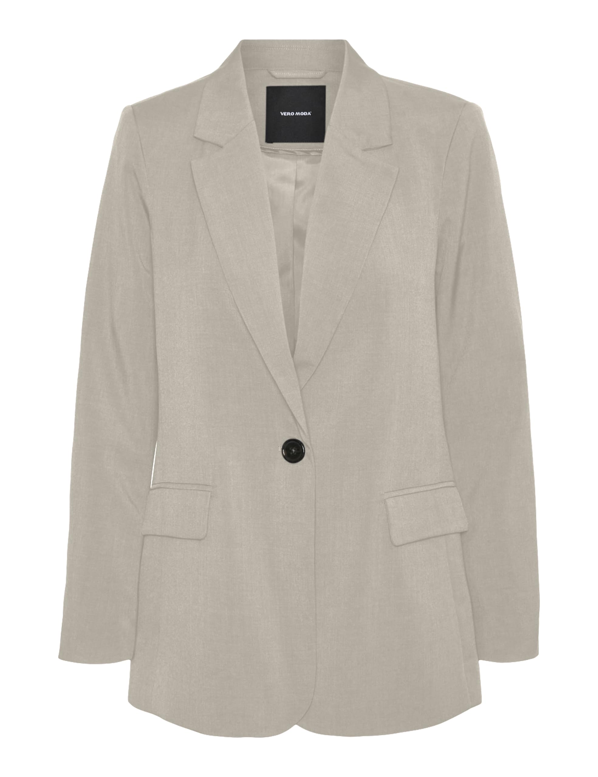 VERO MODA Womens Rita Blazer Silver Lining S