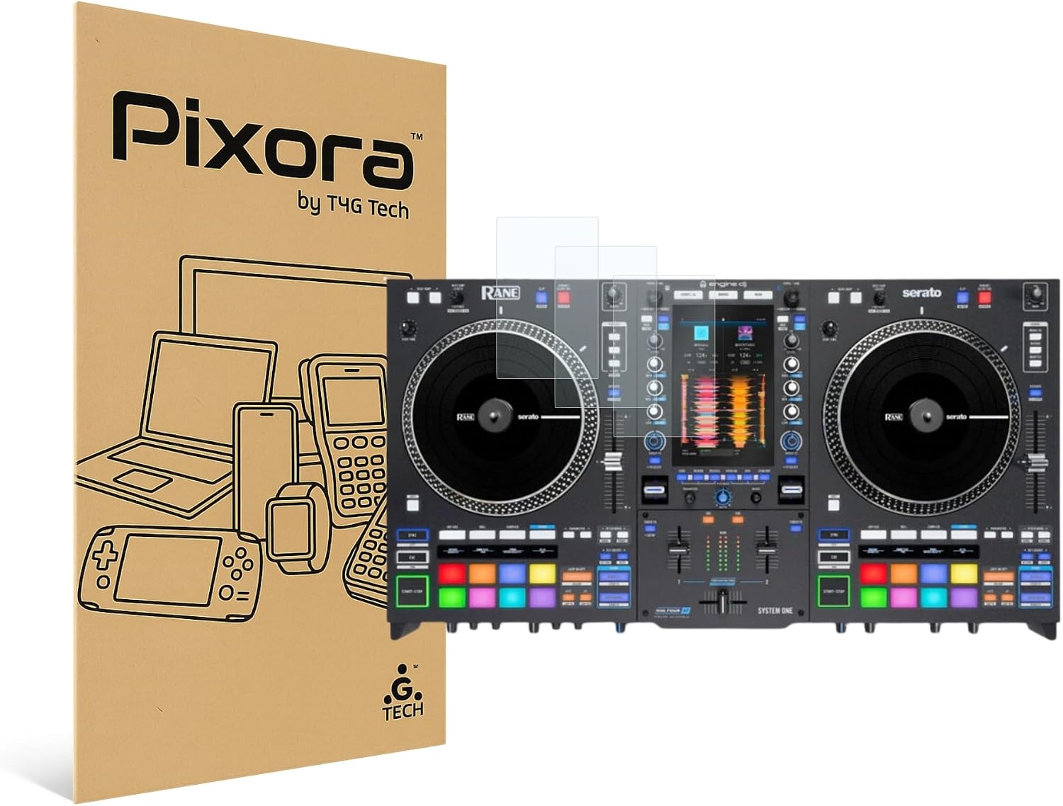 Pixora Screen Protector for Rane System One (7 Inch) - Kanso Clear