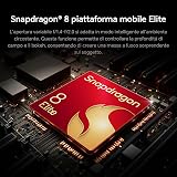 HONOR Magic7 Pro 5G,Senza SIM,fotocamera Falcon,12 GB di RAM,512 GB,batteria da 5.170 mAh per Tutto il Giorno,resistenza all'acqua IP69 e IP68,doppia SIM,Android14,Lunar Shadow Grey - 5