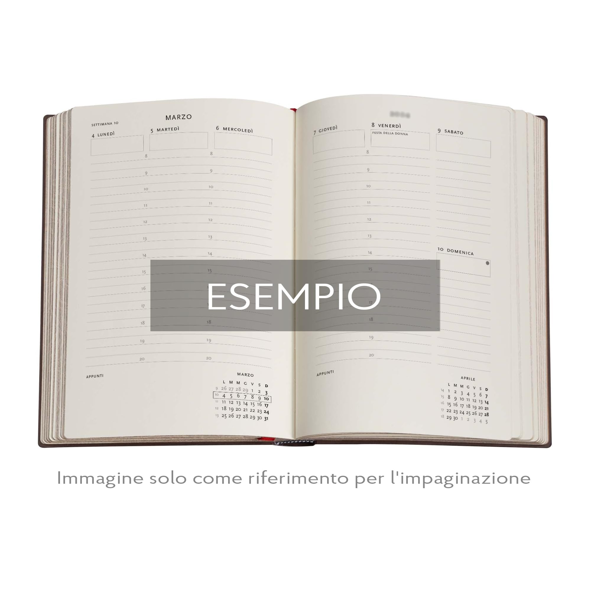 Paperblanks 2026 Michelangelo, Handwriting, Fascinating Handwriting, 12-Month Calendar, Midi, Vertical, with Folding Envelope - Image 4