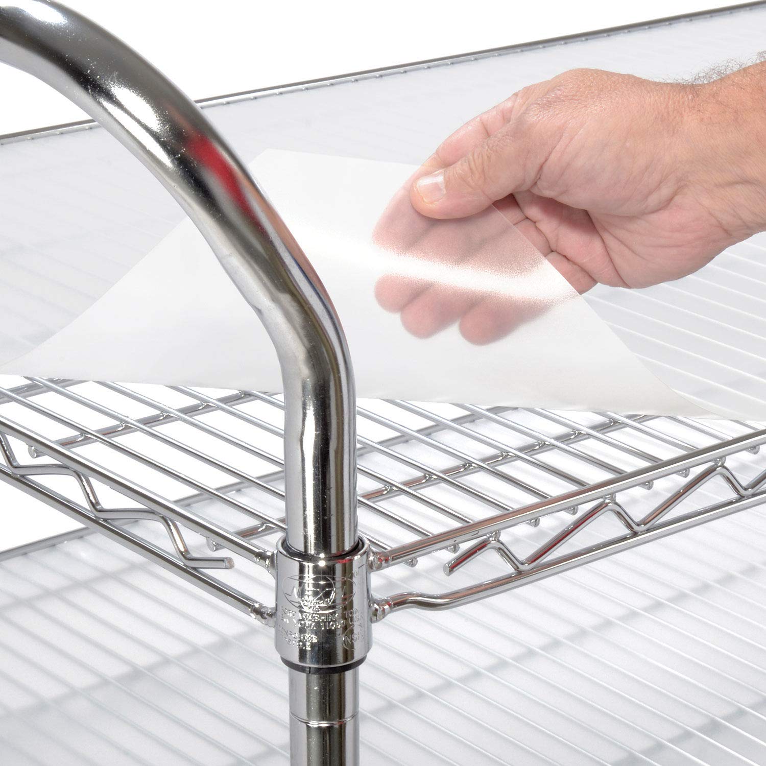 Nexel SM2436CL Shelf Mat, 36"" Width x 24"" Depth x 0.035"" Thickness Plastic Sheet, Clear, Clear (SM2436CL-1)-image-8