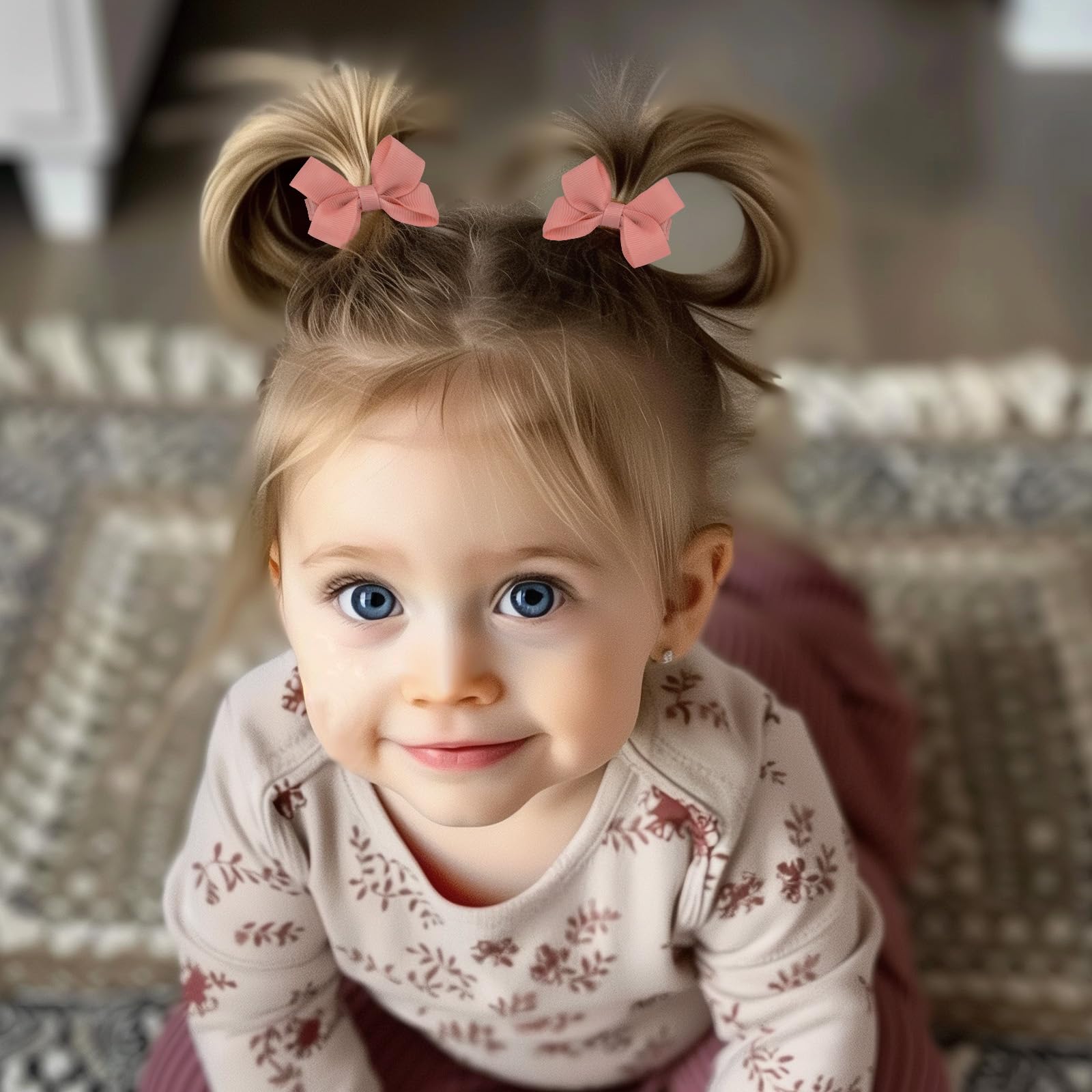 Amazon.com: AllinYCC Fully Ribbon Lined Clip in Bows for Fine Hair