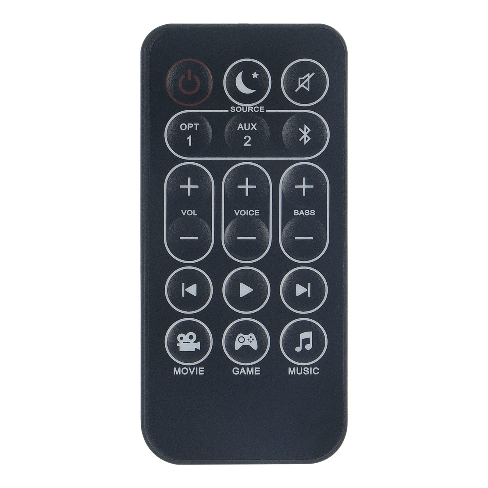 PERFASCIN Replacement Remote Control fit for Polk Signa Solo Soundbar RE9220-1 RE92201 AM9230-A AM9230A RTRE92201 S21-021