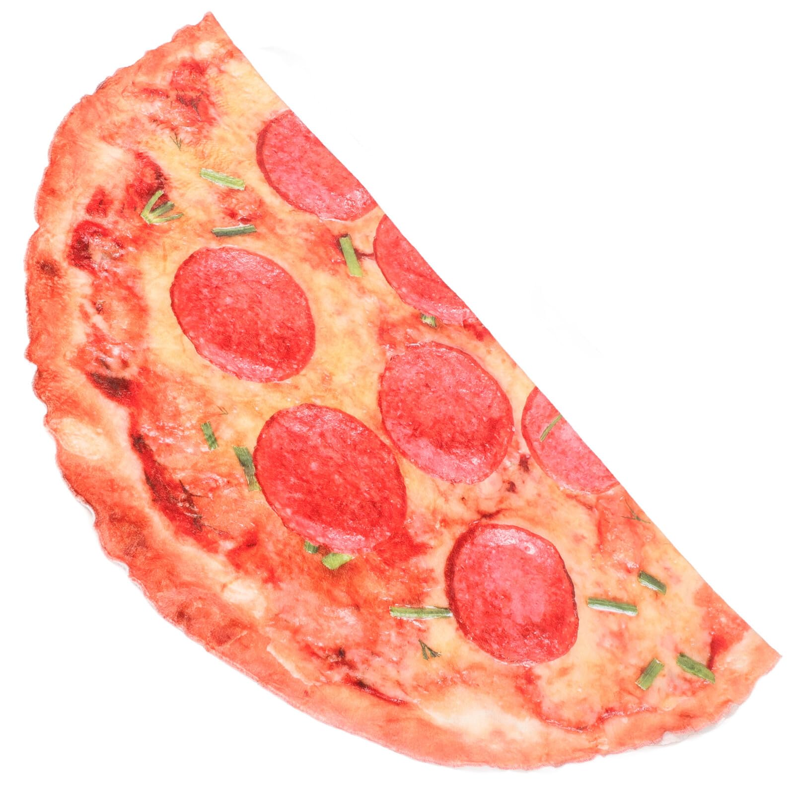 Manta de pizza redonda WOONEKY de franela suave para adultos