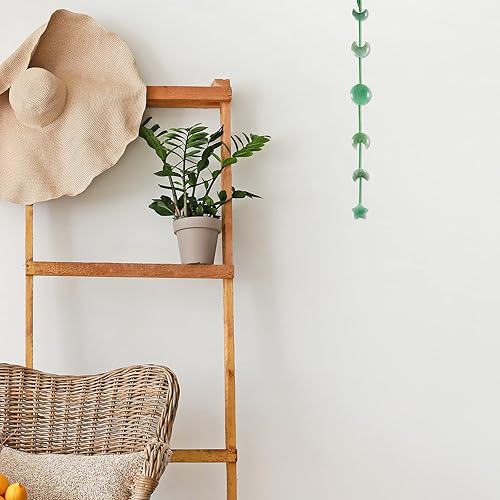 Miniatura 2 de rockcloud Adorno colgante hecho a mano con estrellas y luna, cristales curativos, decoración para el hogar y la oficina, para colgar en el