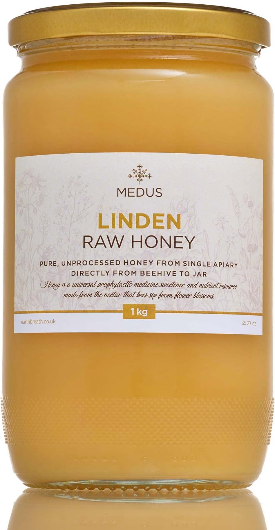 Raw Linden Honey | 100% Pure, Raw & Unpasteurised Honey | Cold Extracted | Raw Unfiltered Honey | Ethically Harvested | Rich Natural Flavour | Glass Jars & BPA-Free Tubs