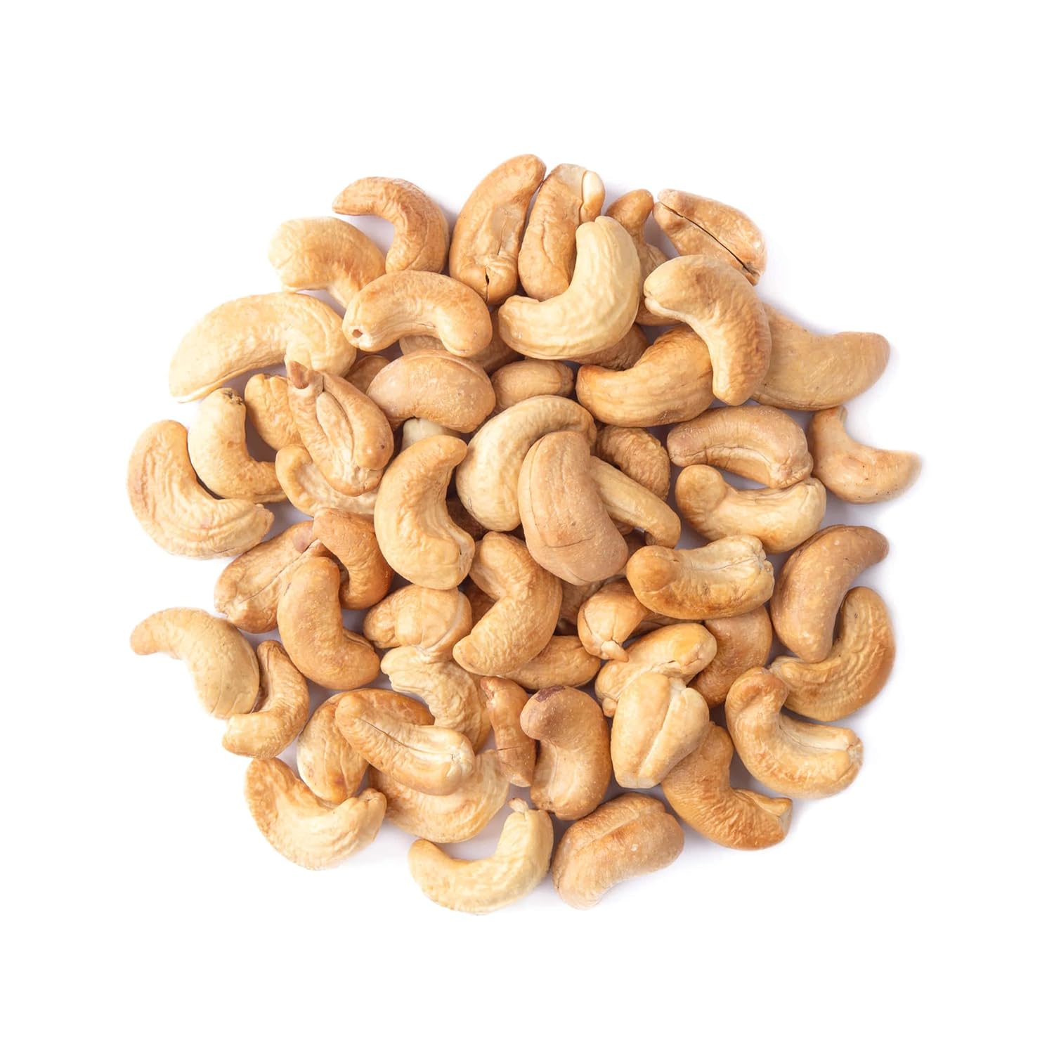 Food to Live Dry Roasted Whole Cashews with Himalayan Salt, 2 Pounds Oven Roasted Lightly Salted Fancy Nuts, No Oil Added, Vegan, Kosher, Bulk. Crunchy Texture. Great Snack