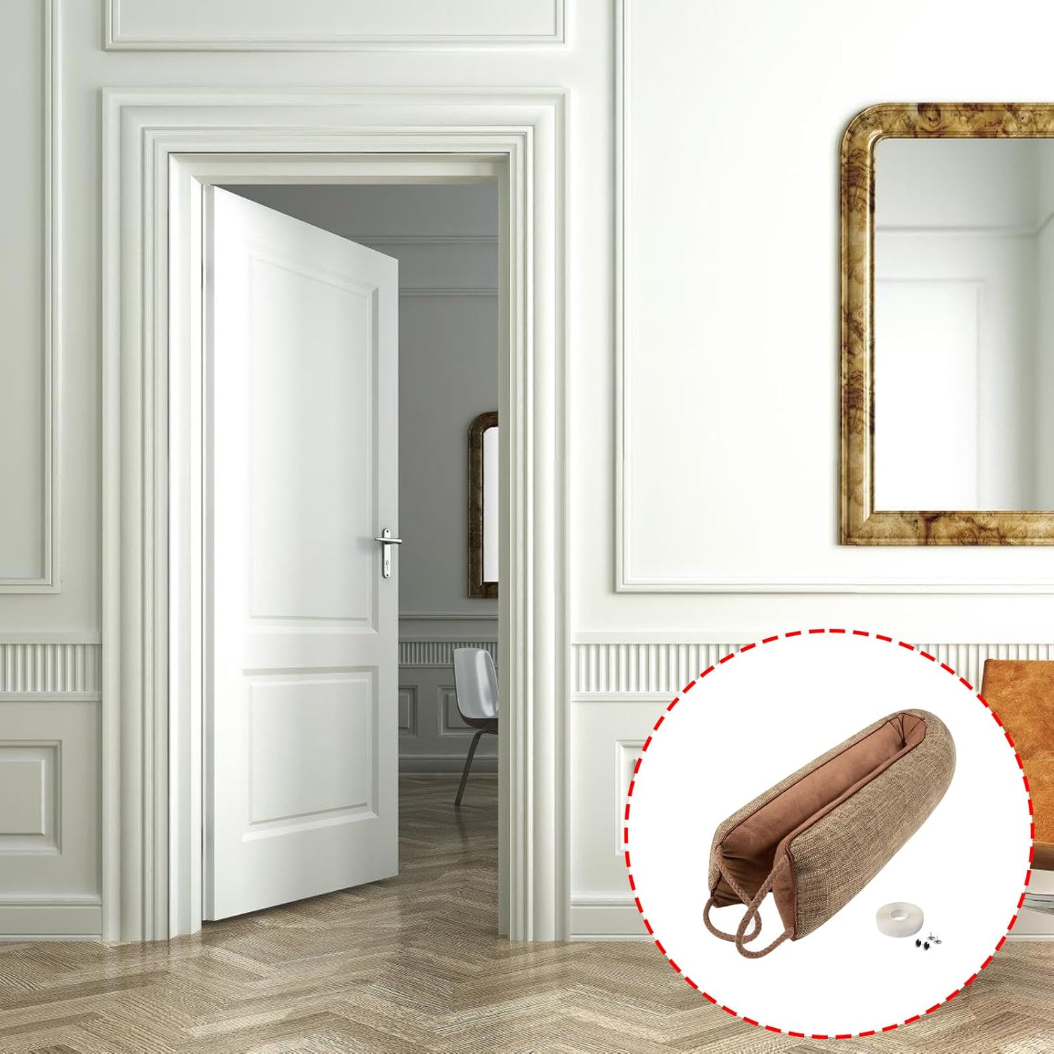 Windproof Seal Strips Door Draft Stopper Replacement Noise Reduction Insulator Sealer for Home Use Enduring Windproof Seal Strips