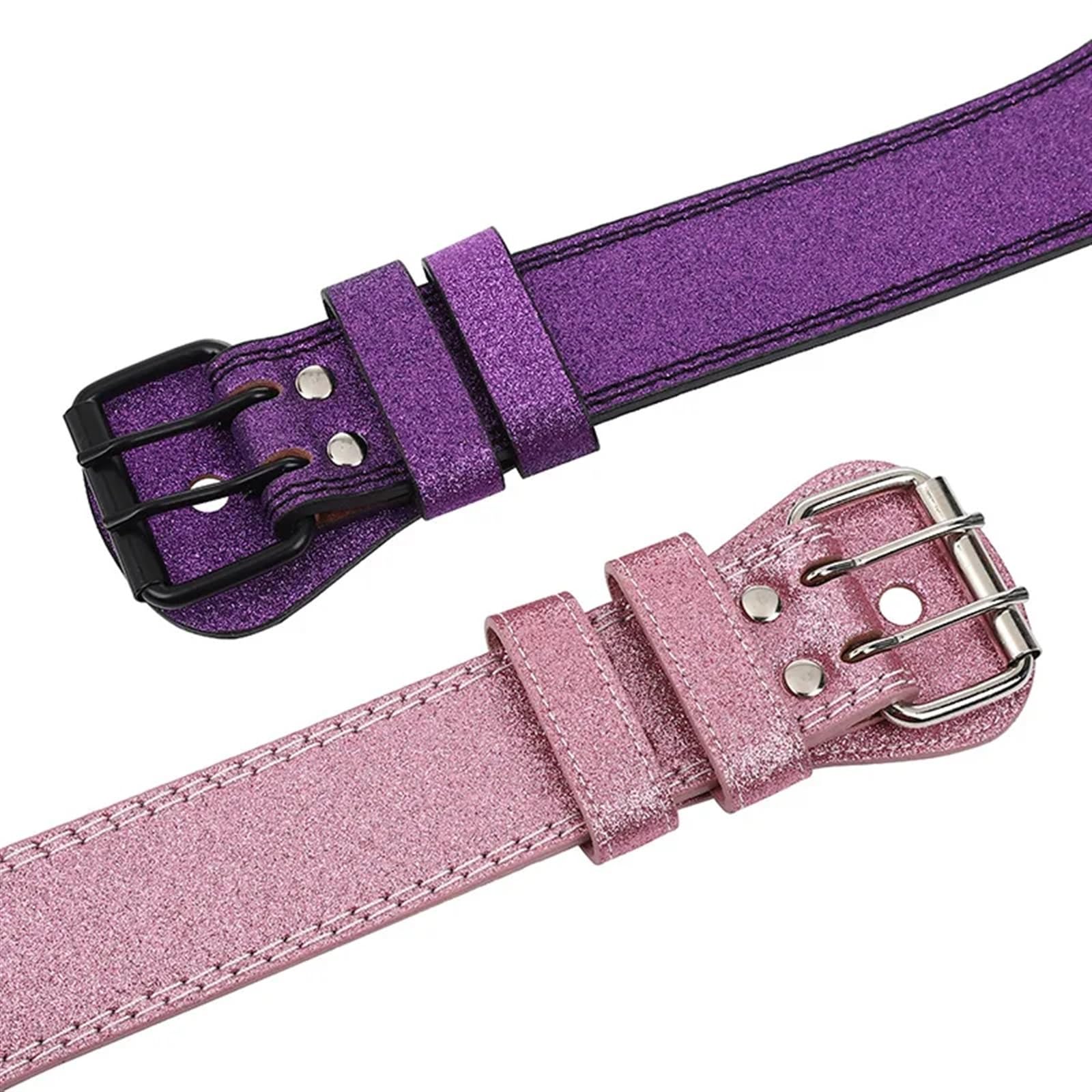 Cintura Sollevamento Pesi Cintura da allenamento rosa viola | Cintura di supporto for la vita fitness in rosa/viola, cintura protettiva for allenamento unisex