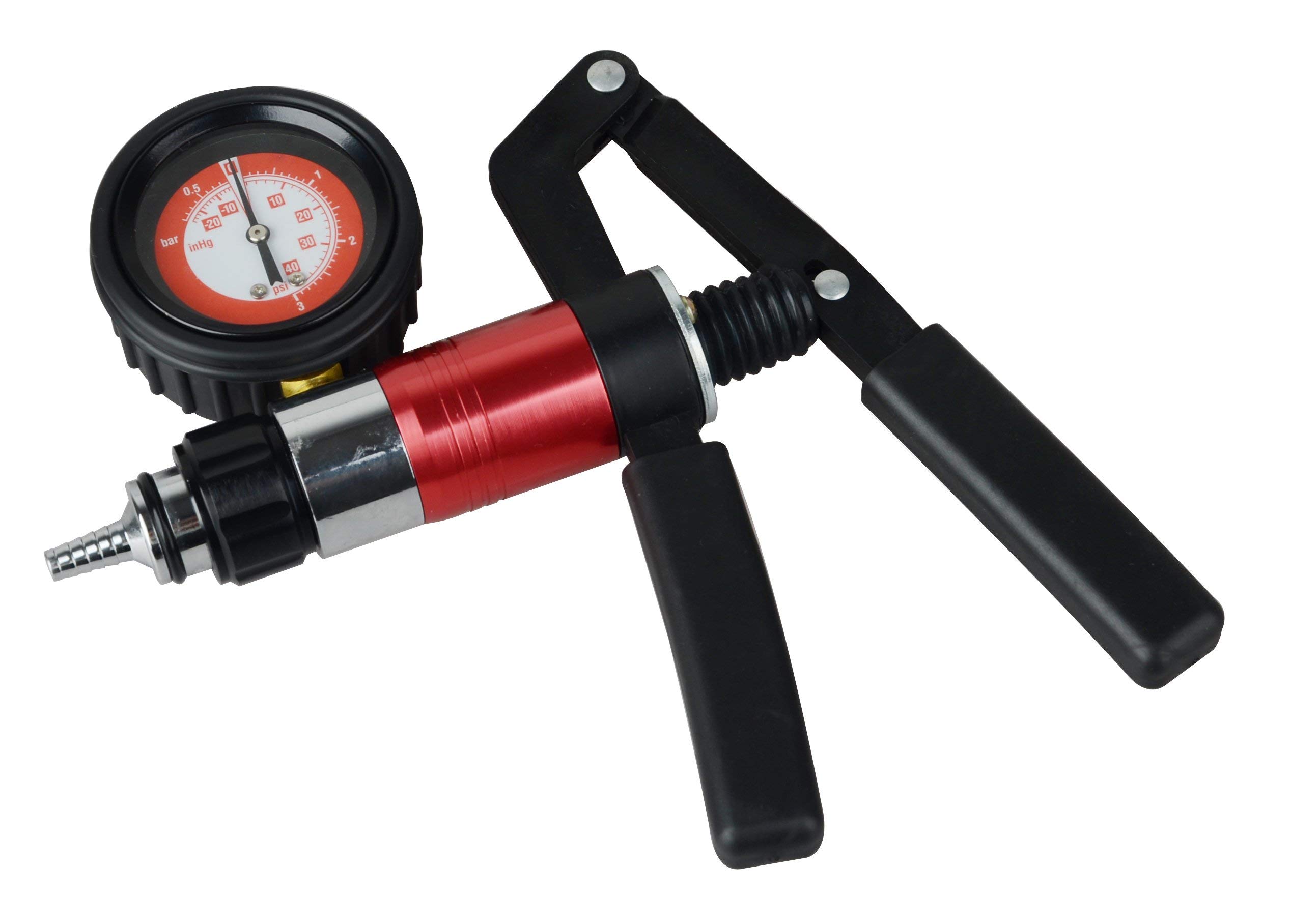 DAYUAN 21PC Probador de Bomba de Vacío de Mano, Kit de Purga de Frenos con Medidor de Vacío, Adaptador y Estuche, para Vehículos Automotrices, Camiones y Motocicletas