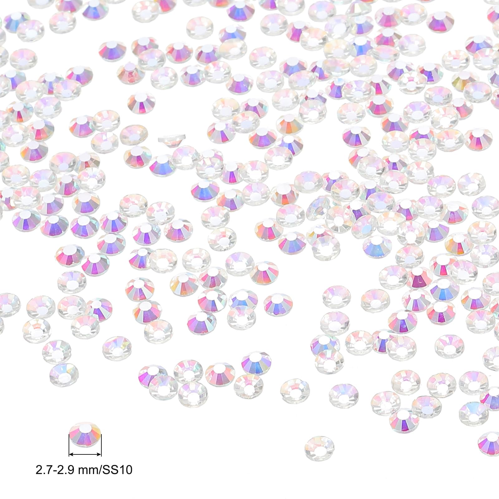 PATIKIL SS10/1440Pcs Glass Diamante Rhinestone - Image 2