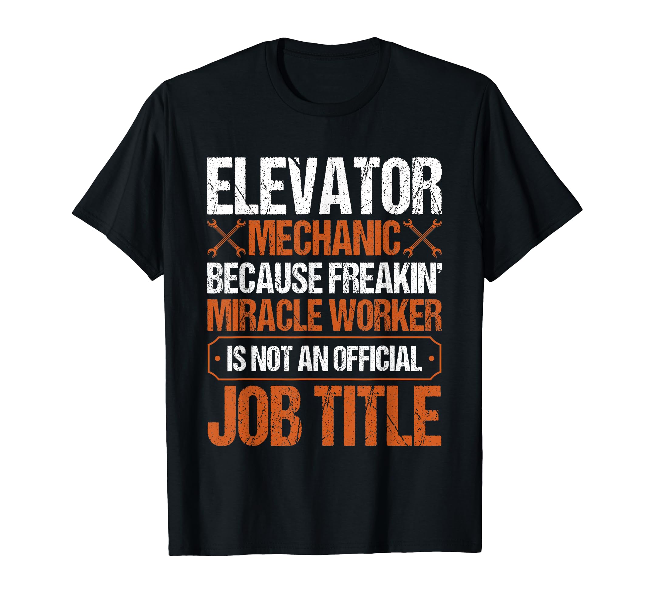 Elevator Mechanic Work Uniform Technician for Men T-Shirt