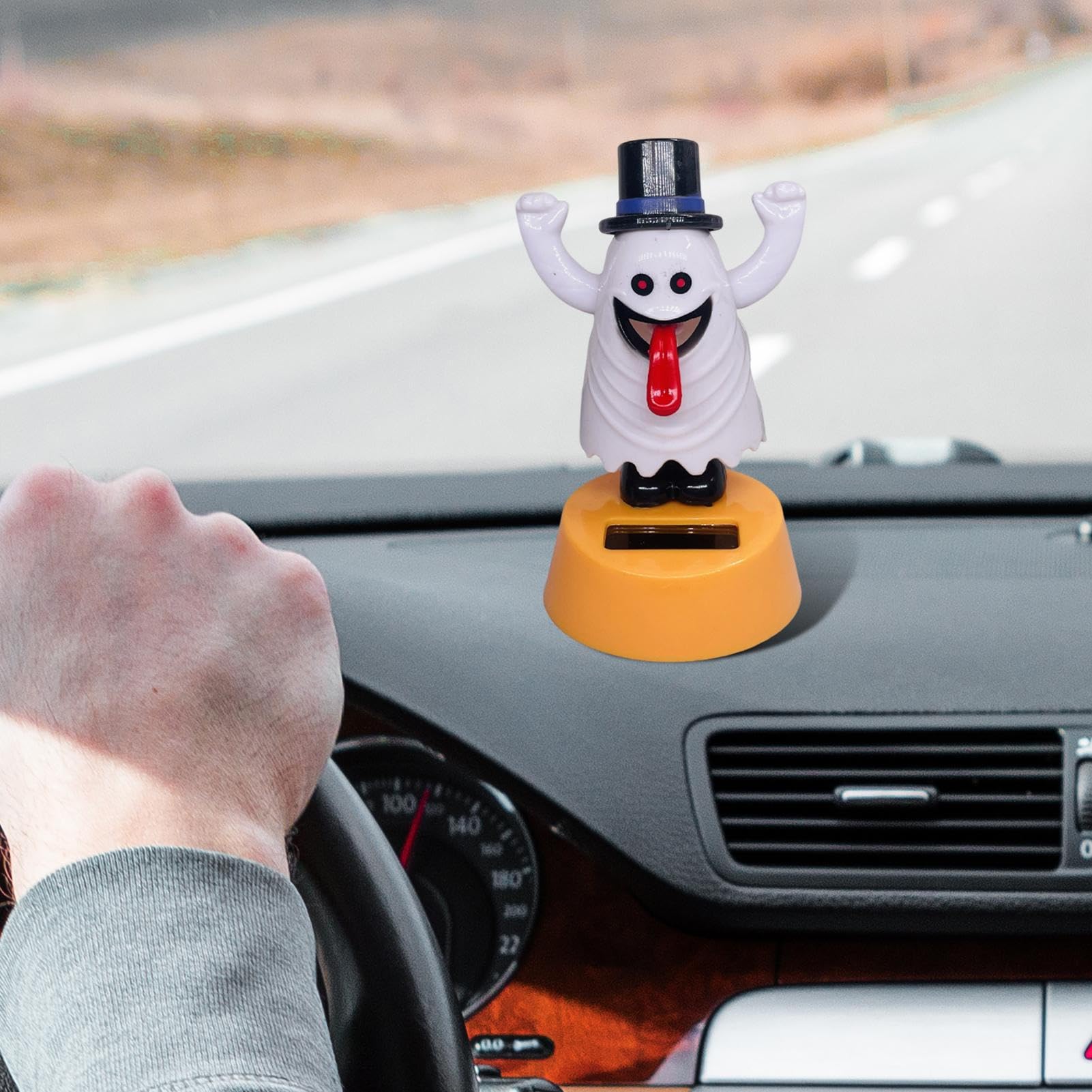 Figurine Danseuse Solaire Squelette – Jouet Balançoire Pour Voiture Ou Fenêtre – Déco Intérieure Originale