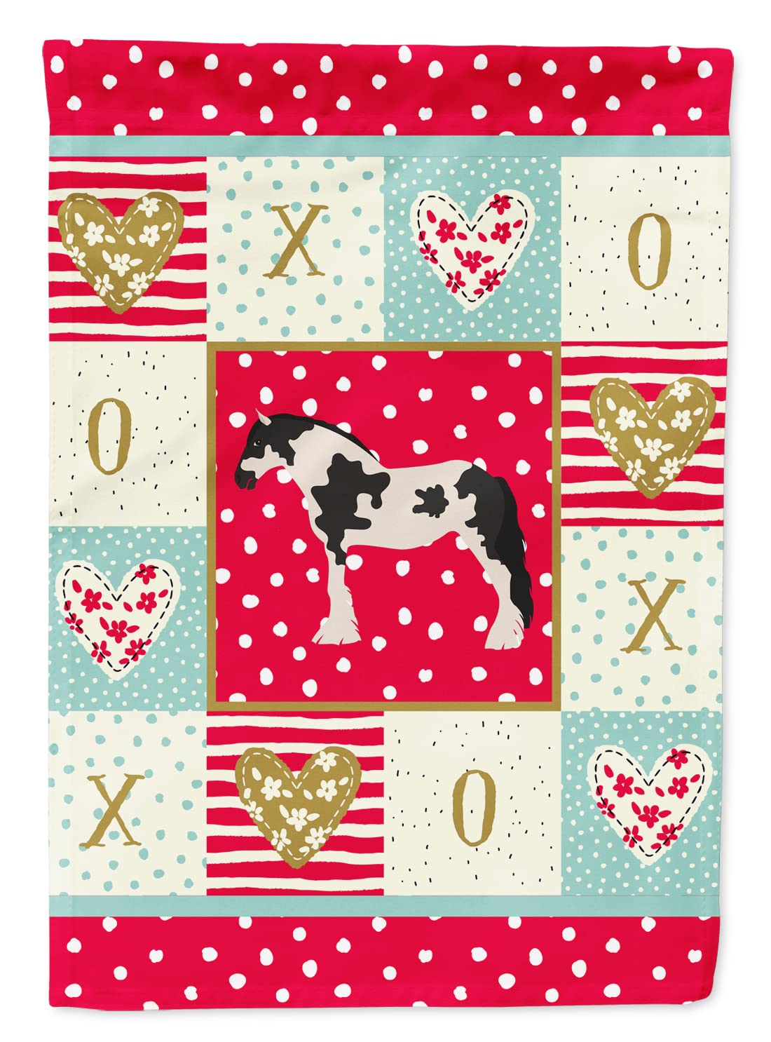 Drapeau Clydesdale Horse Love idée cadeau idéale pour passionnés de chevaux et nature